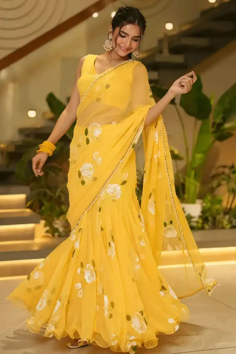 Haldi Saree